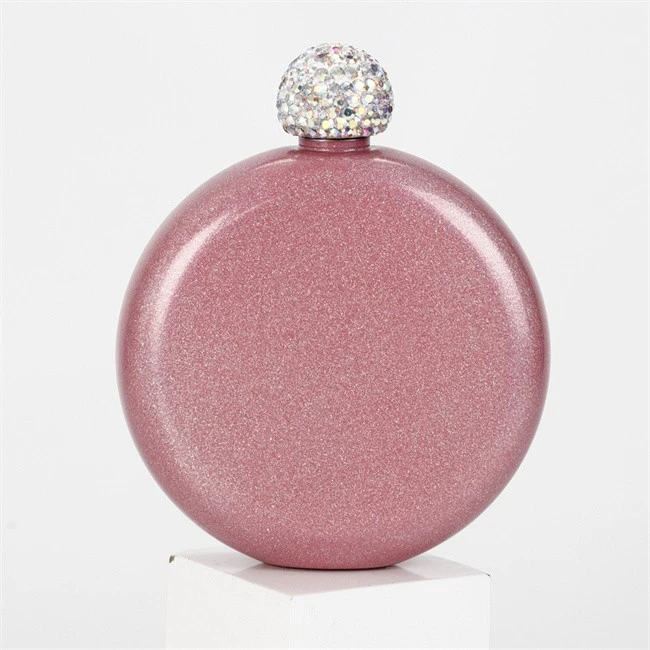 Pink wine bottle